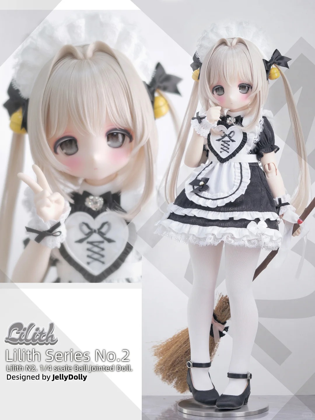 受注生産ご予約内金】JellyDolly Lilith N2 ボディセット BJD 1/4 
